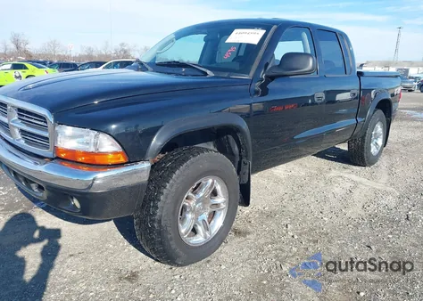 2004 Dodge Dakota Slt z USA, uszkodzony, nr VIN 1D7HG48N34S664914